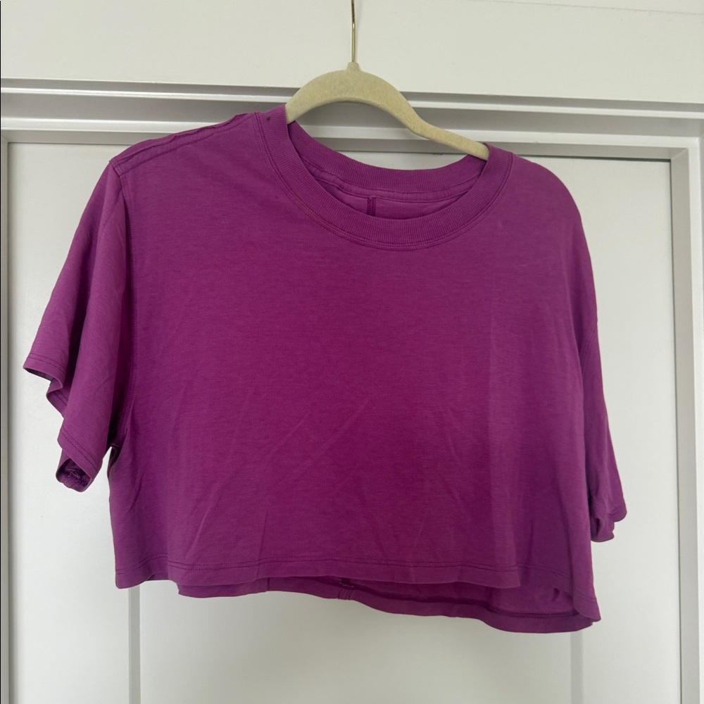 All yours crop tee lululemon